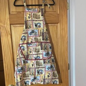 Guinness Apron with Multicolor Vintage Print